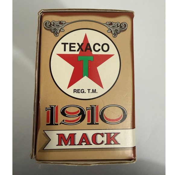 Vintage ERTL Texaco Collector Series 12 1910 Mack Tanker Die Cast Bank Boxed - Picture 6 of 13